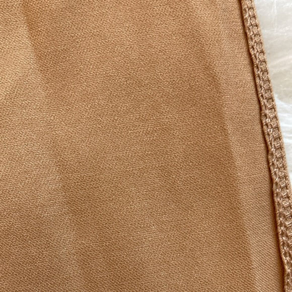 NWOT Zara Camel Side-Slit Stretch Maxi Skirt - Picture 6 of 10